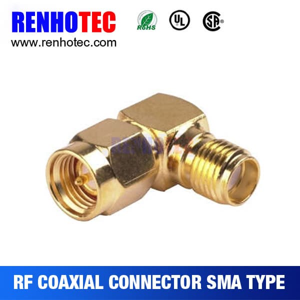 SMA Connector Male to Female Right Angle Adapter_90 Degree Connector